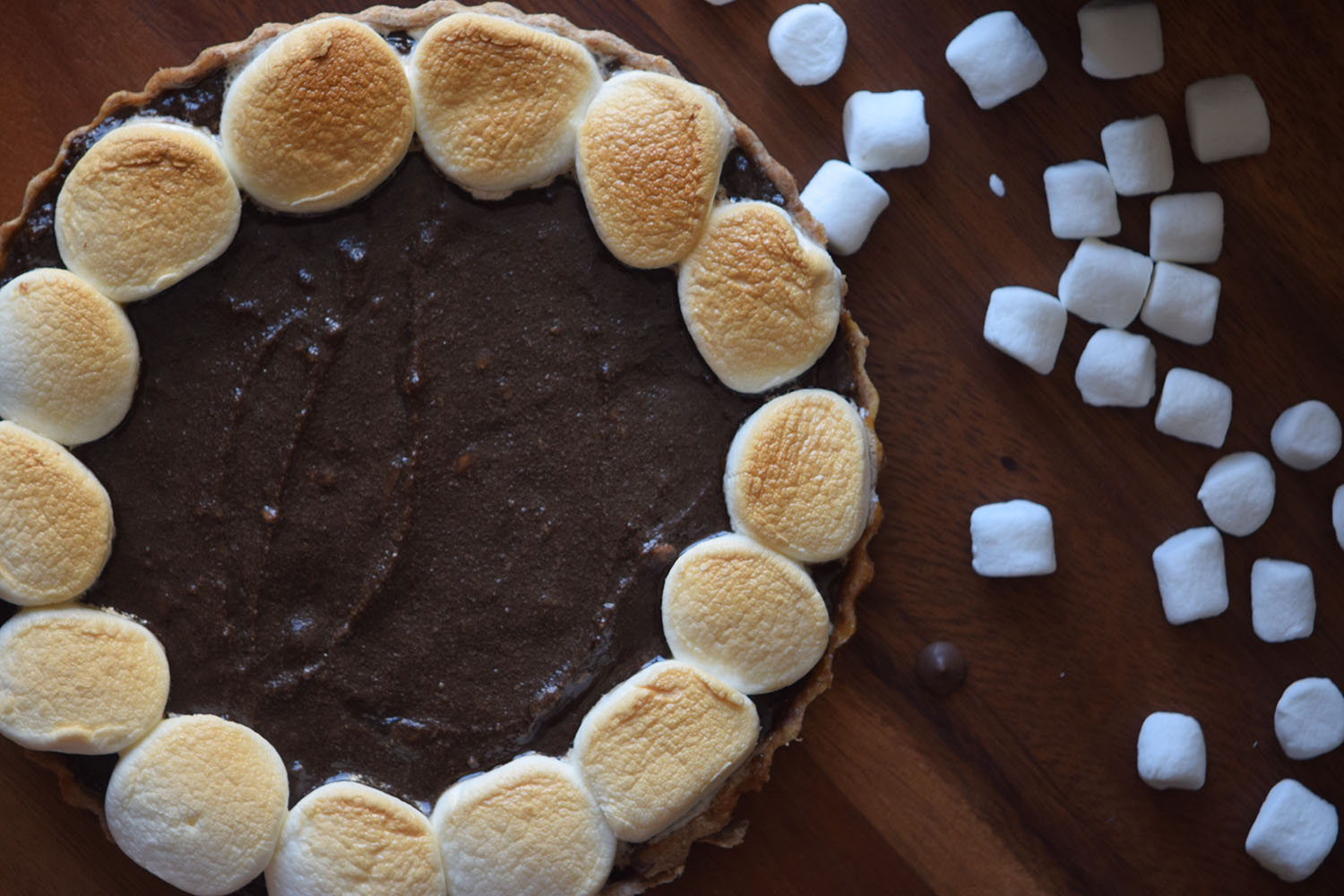 Grilled S'mores Pie Recipe