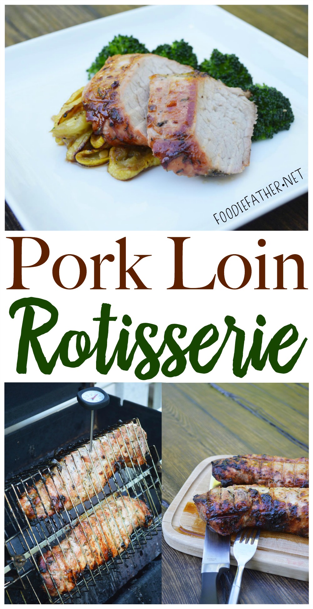 Pork loin rotisserie recipe