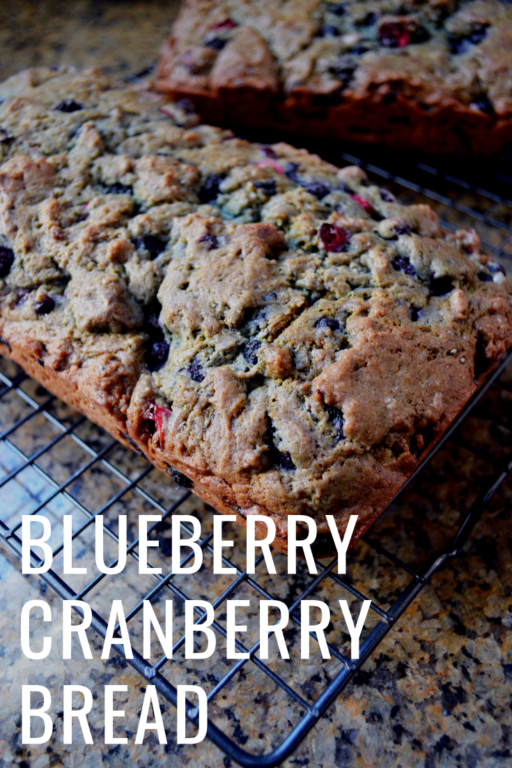 Blueberry cranberry bread recipe