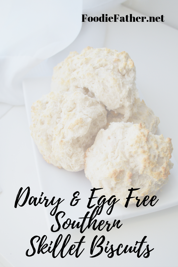 Dairy and Egg Free Southern Skillet Biscuits