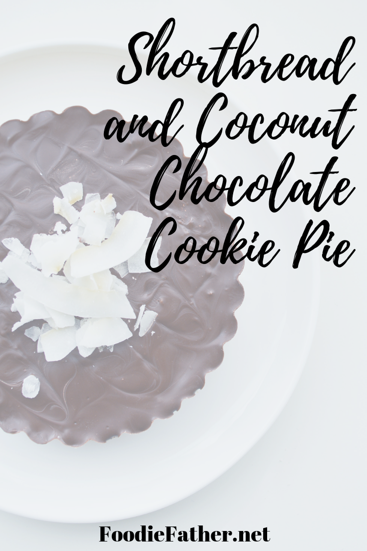 Shortbread and Coconut Chocolate Cookie Pie